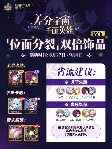 【V3.5攻略】位面分裂丨双倍饰品刷取优先级