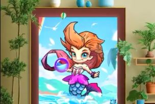 公主请上墙！谁不想在家里挂一张可爱的人鱼公主呢？