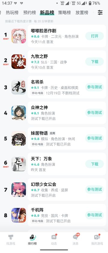 新品榜第五，谢谢大家！