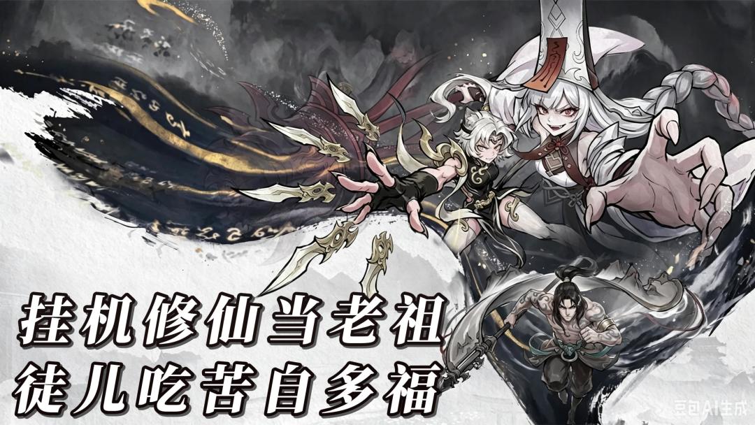 不用亲自苦修！坐镇宗门指点众生，《我要当老祖》修仙测评安利截图