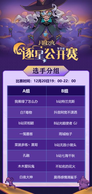 「逐星公开赛」——总决赛即将开启！