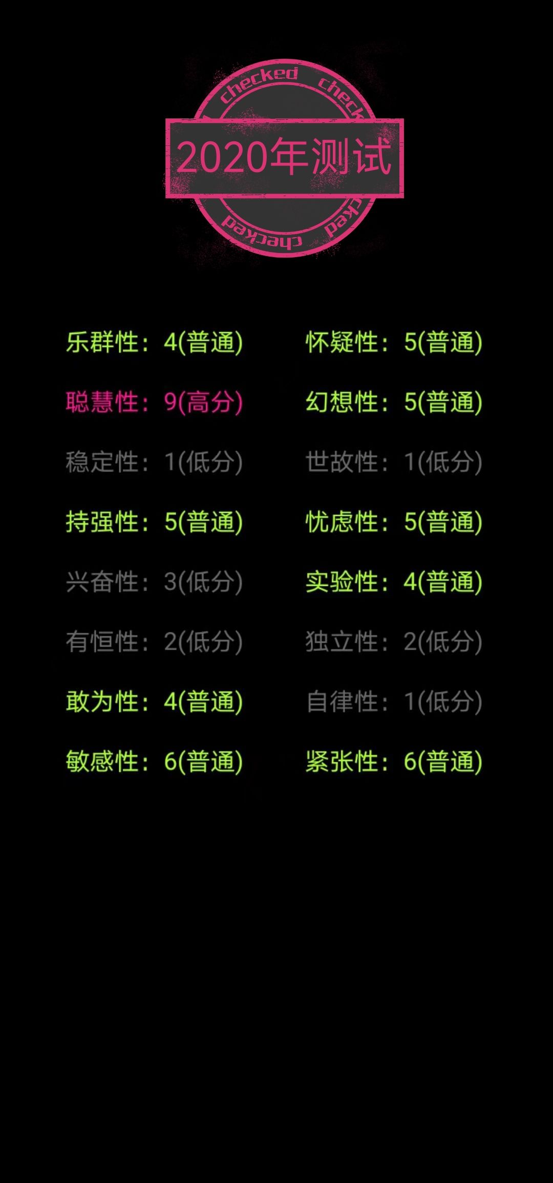 5年变化测试结果 3