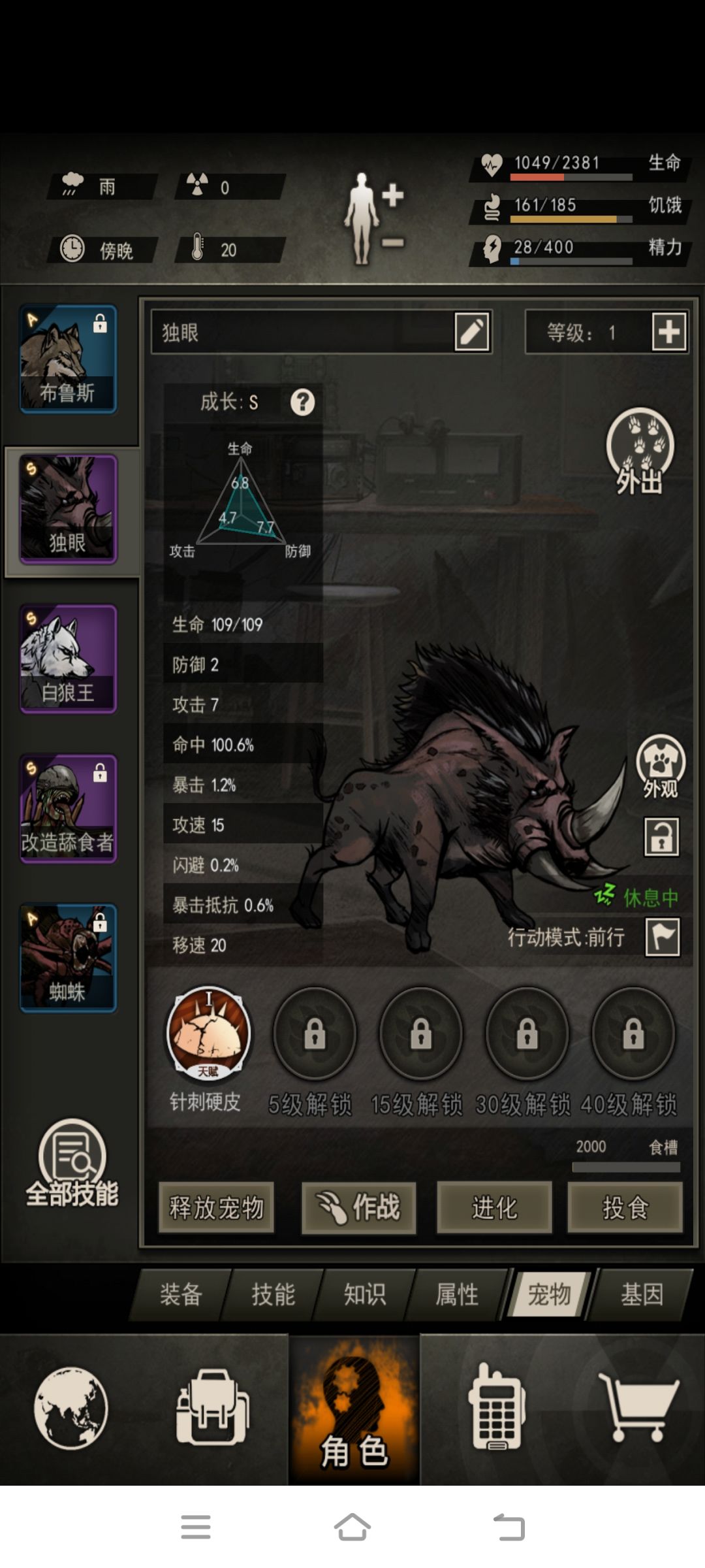 终于有白狼咯 2