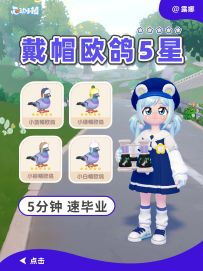 5分钟观鸟速毕业教程 限定鸟戴帽欧鸽5星