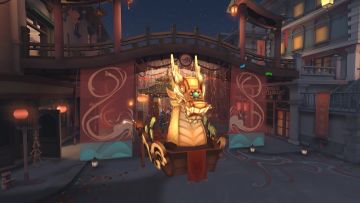 春节主题公共地图-舞龙巡礼游戏内效果