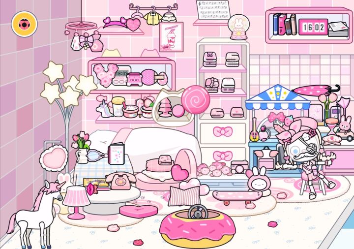 miga粉色杂乱风卧室装修截图