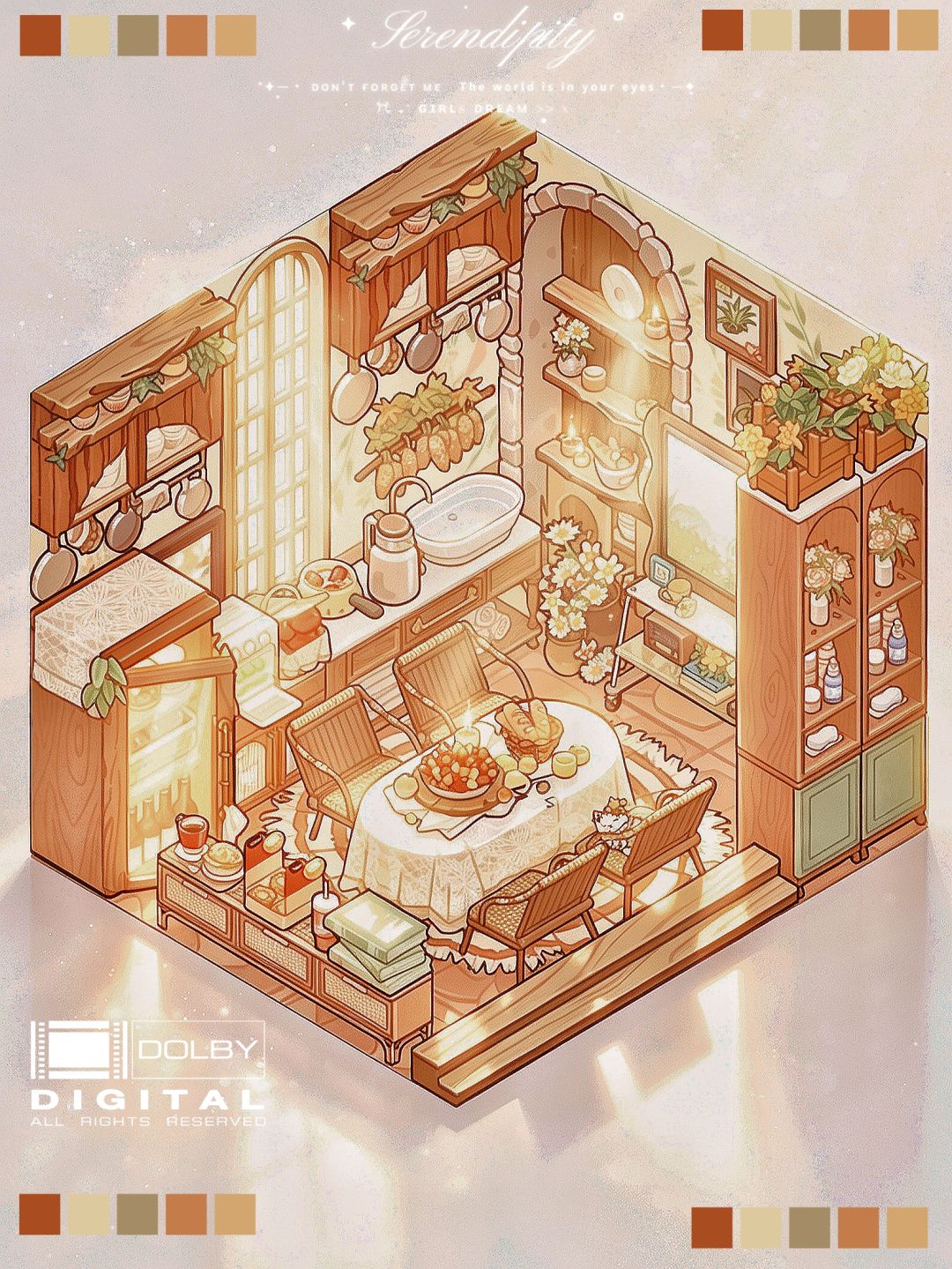 ✨‖我的休闲时光·田园风餐厨一体 1