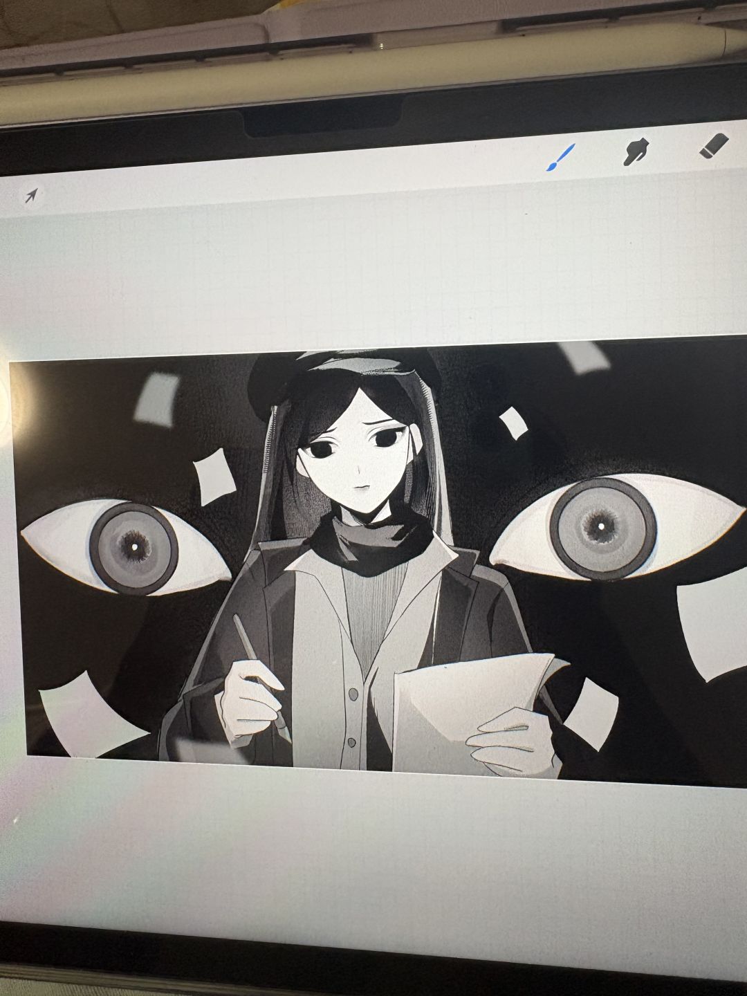 【《井听说》开发日志3】绘制封面 2