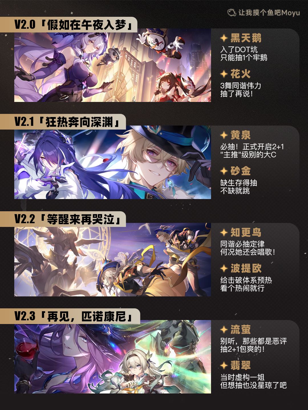 【V3.8攻略】回到当时还会抽吗？卡池回顾 3