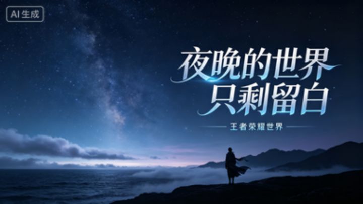 夜晚的世界只剩留白截图