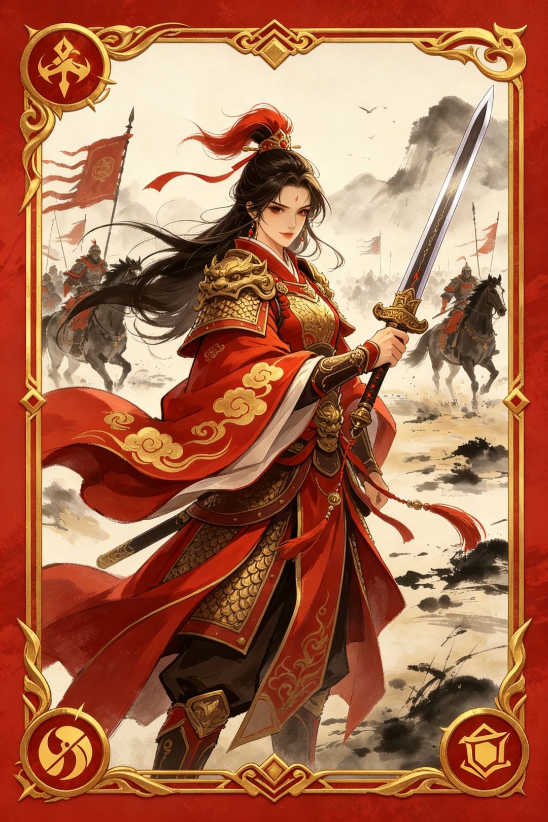 原创武将 花木兰diy 1