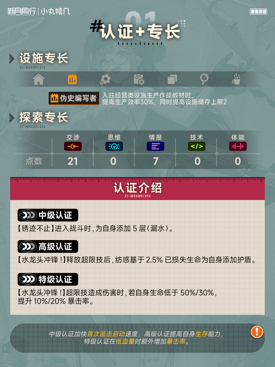 ||||| 纺惑|特工养成攻略|新月同行 3
