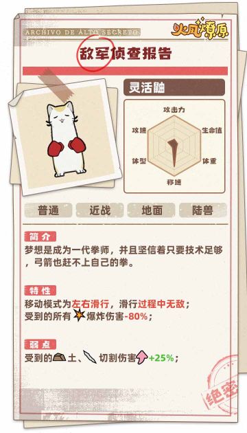 【小兵图鉴】灵活鼬