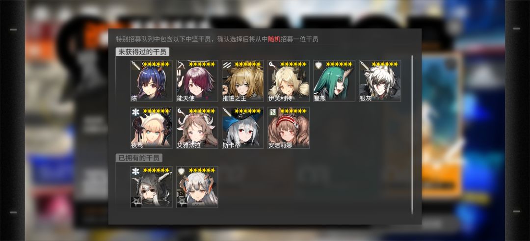 特别招募选什么 1