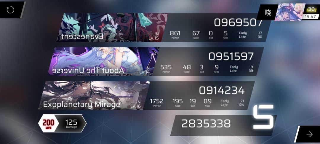 才发现只有初见打的最好。 2