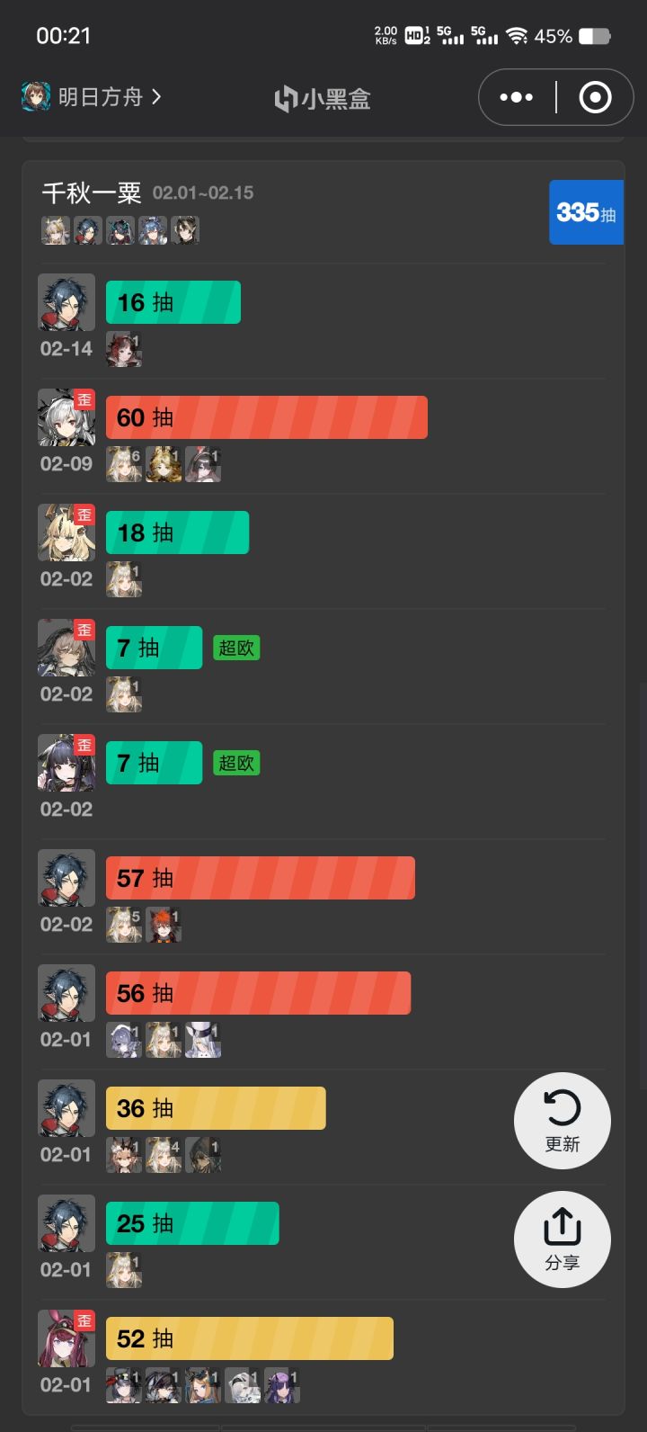 最佳战绩截图
