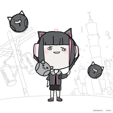 唔哇——！？这、这什么鬼啦！！NEKO头上怎么长出一个蝴蝶结？？
