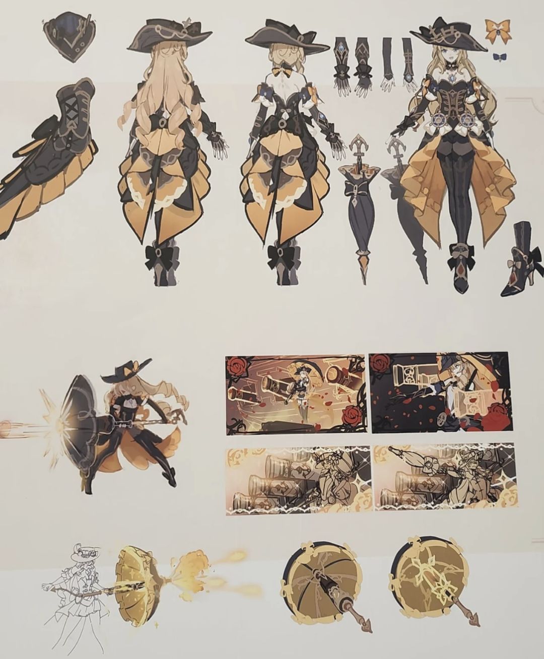 原神巴黎展角色原画一 10