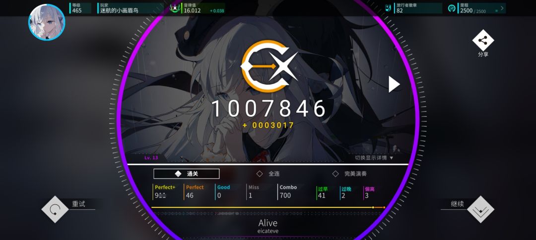 当我才得知这首歌和R.I.P.是同一位曲师后: 1