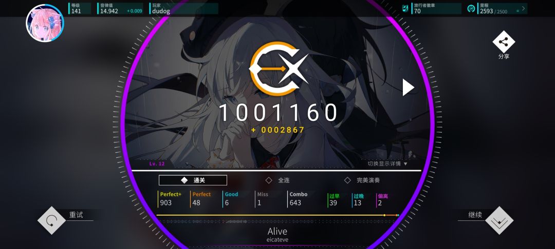 终于把所有的12都打上100万分了 1