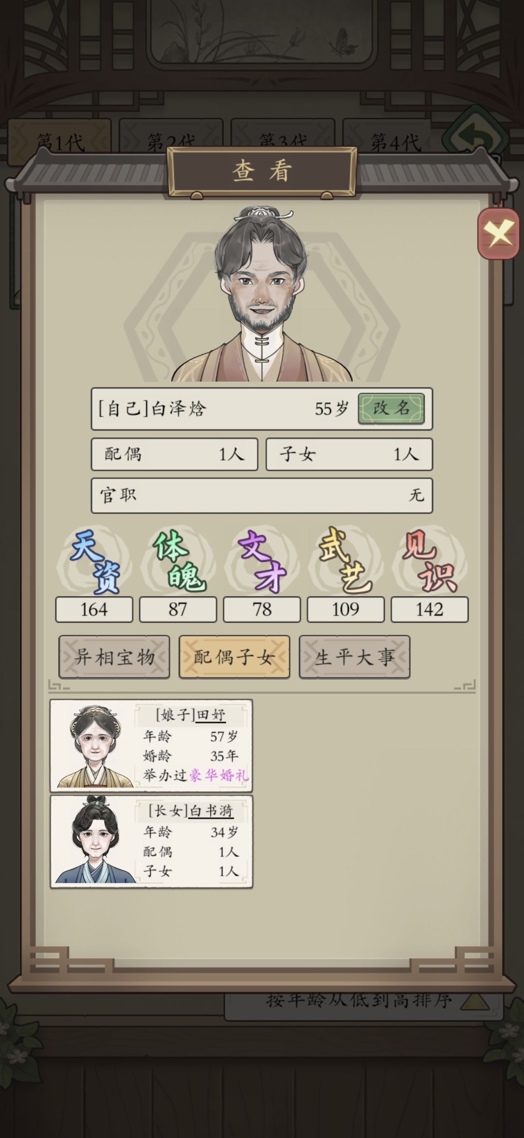 白氏家族，青黄不接， 2