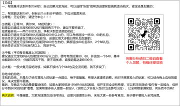 【梦千出品】群雄争霸拿不满奖励要不要追氪