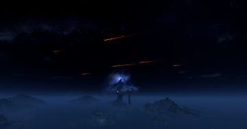 谪仙雷吟版本的第一个周末，相信大家多少都已经探索过新地图-东极海了，在东极海的沙滩上，您偶尔会看到划过的“红色流星”，是不是觉得很浪漫？[表情_送花]
其实您看到的一个个所谓的“红色流星”，都是其他玩家在使用【盖世决】赶路开图的绝技特效[表情_期待][表情_期待]
也就是说，您和红色流星合影的照片中，很多玩家都是您的背景板！说不准还有您的亲友/情缘！[表情_流口水][表情_流口水]
除此之外，东极