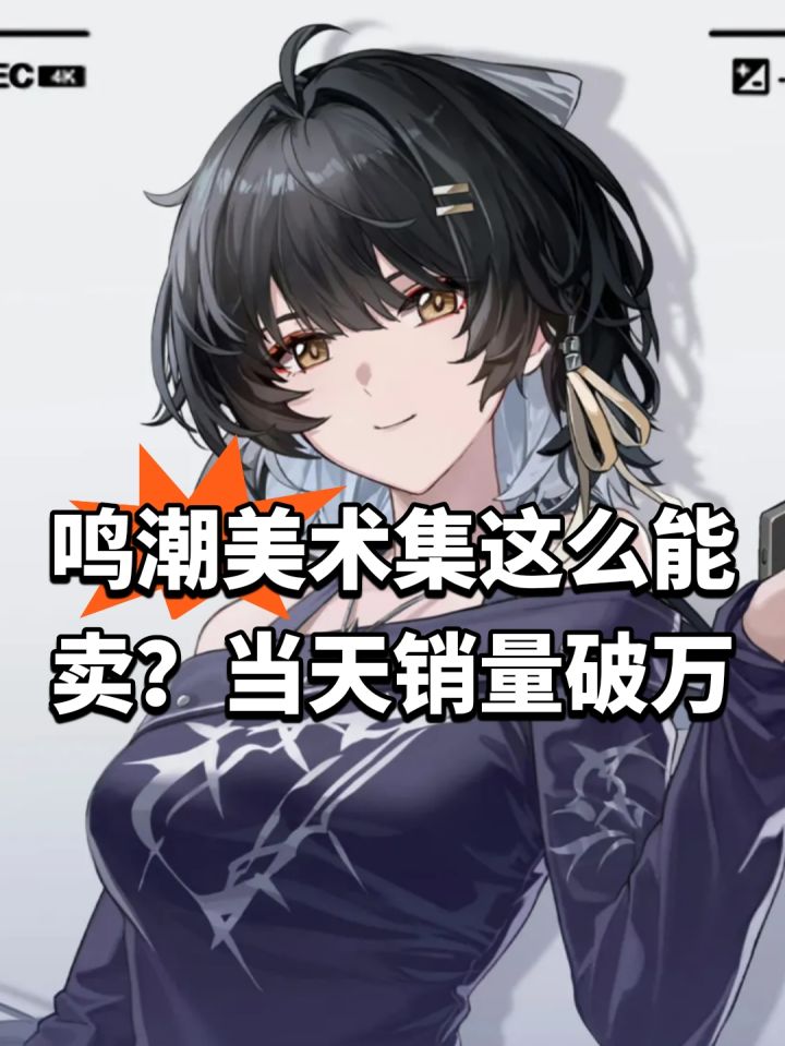 鸣潮美术集这么能卖?当天销量破万截图