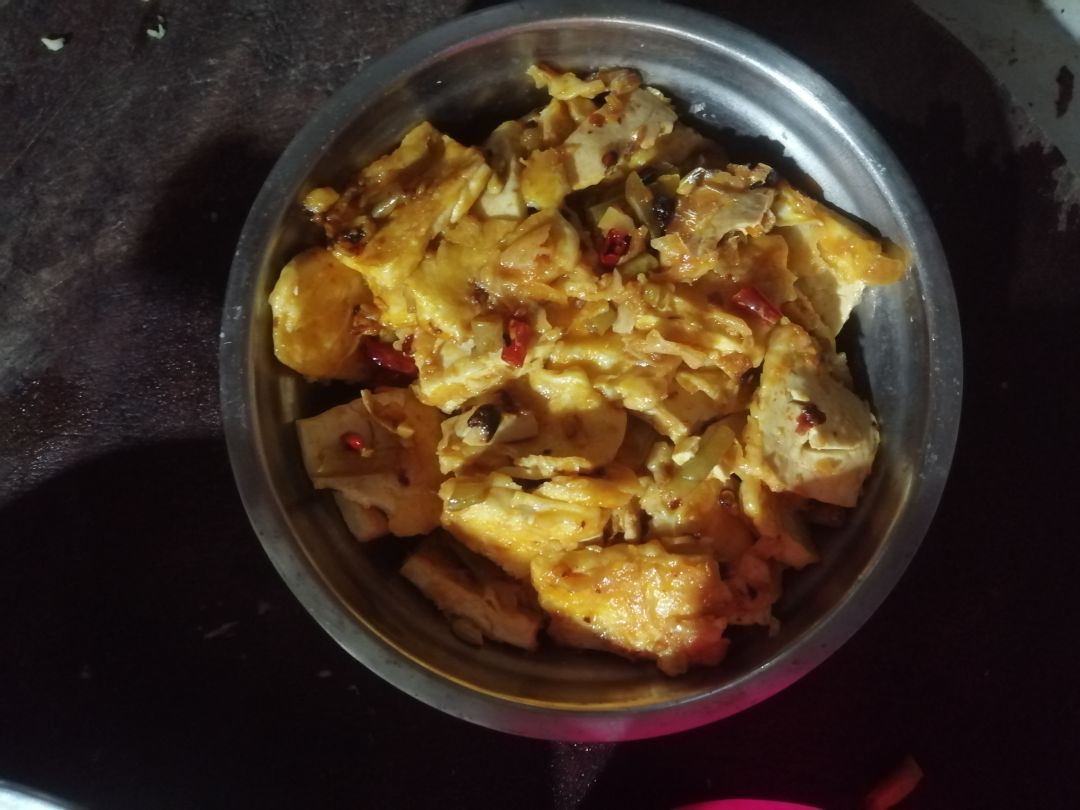 这是我今天中午做的一道菜。 2