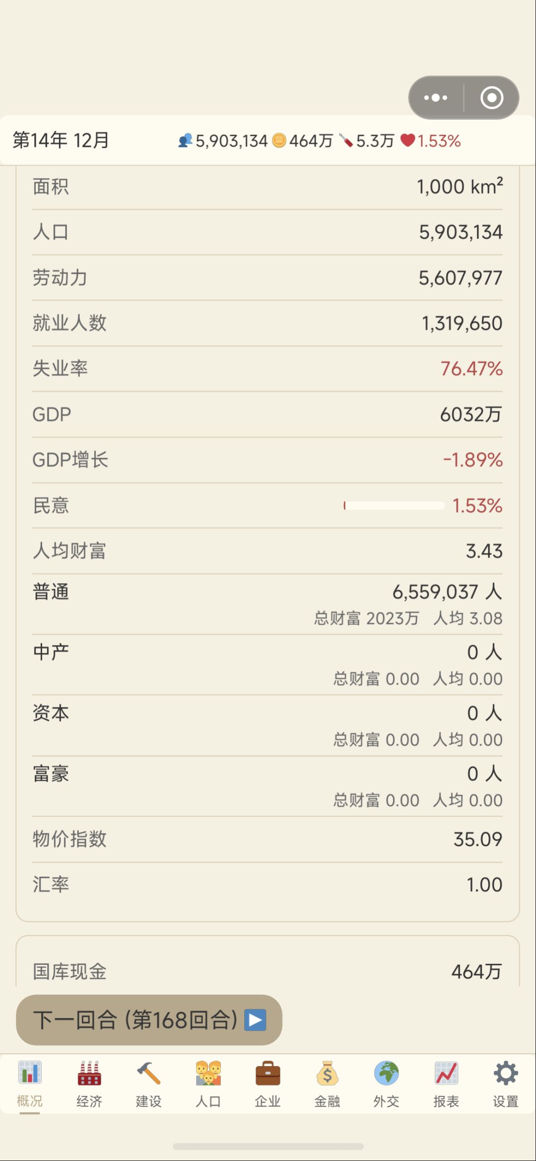 改下生育率吧。 2