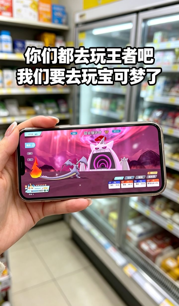 你们去玩王者吧✨我们去玩宝可梦了截图
