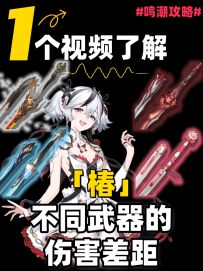 一个视频带你了解「椿」不同武器之间的伤害差距