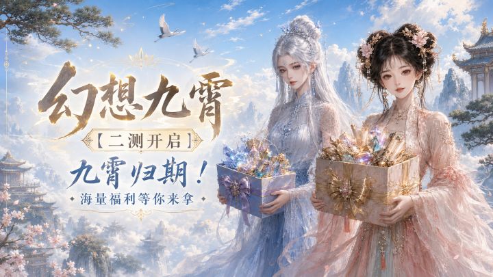 【二测开启】《幻想九霄》开服公告截图
