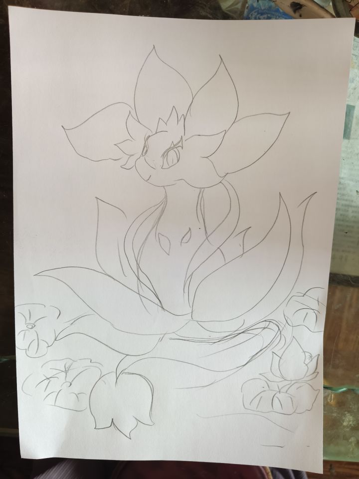 幻兽帕鲁正式版帕鲁，沁莲龙绘画。截图