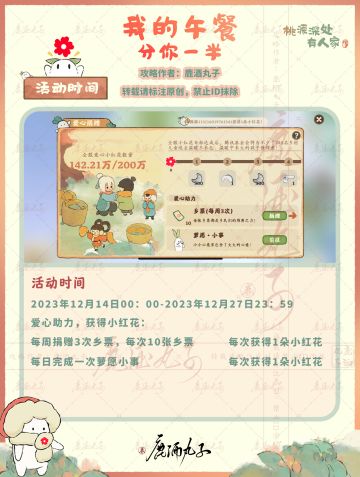 桃源深处有人家·冬天不冷了活动玩法攻略