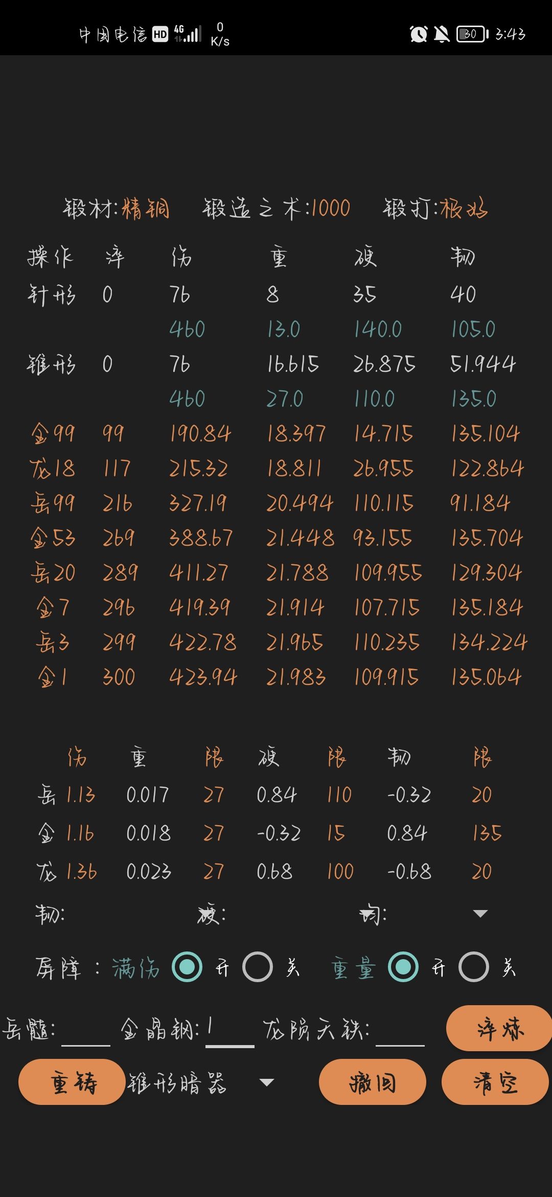 计算加速锥形暗器截图