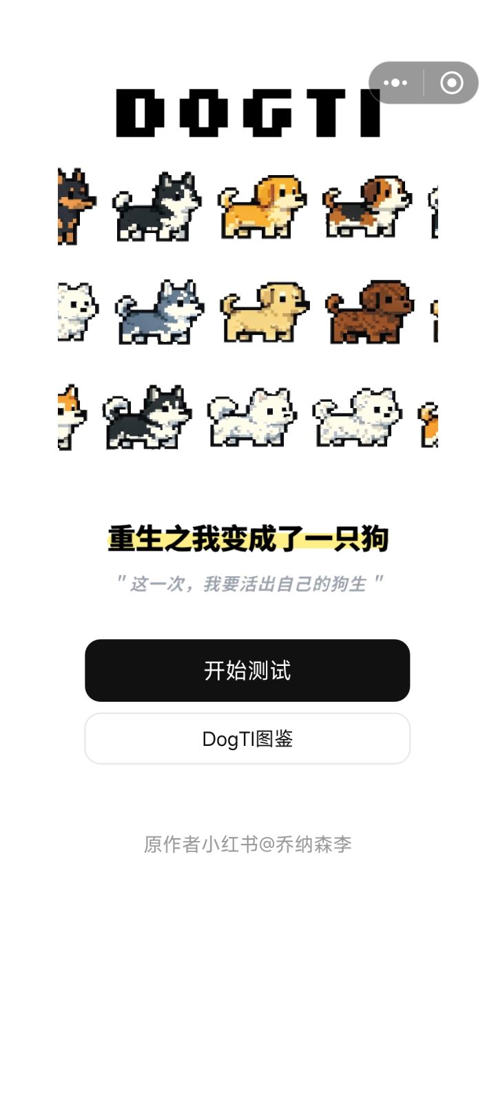 这个DogTI很有趣呀!截图