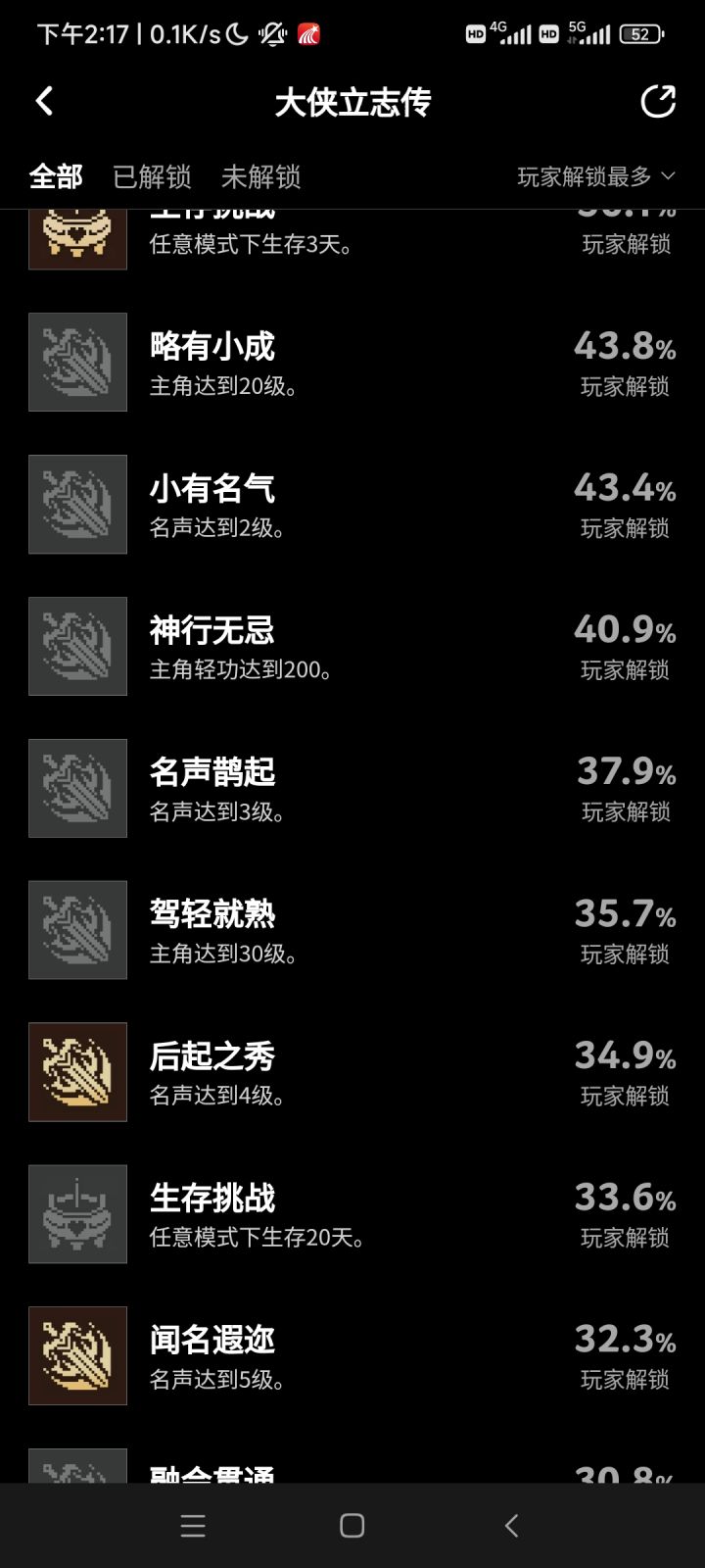 想要解锁tap成就记得开网络玩截图