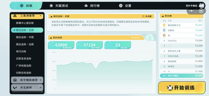 是三角洲里面的训练了玩的人少还是什么情况截图