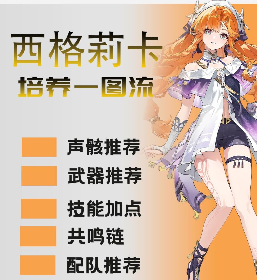鸣潮西格莉卡（耙耙柑） | 气动声骸主C截图