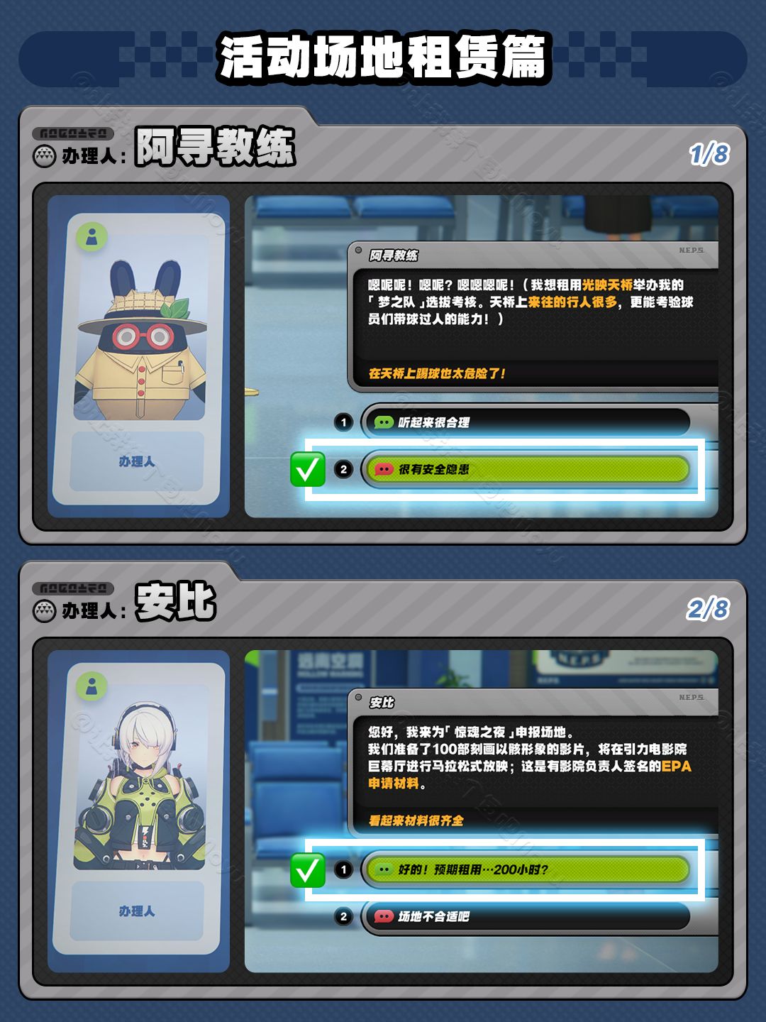 【1.1攻略征集】『治安官的一天』第二天 2