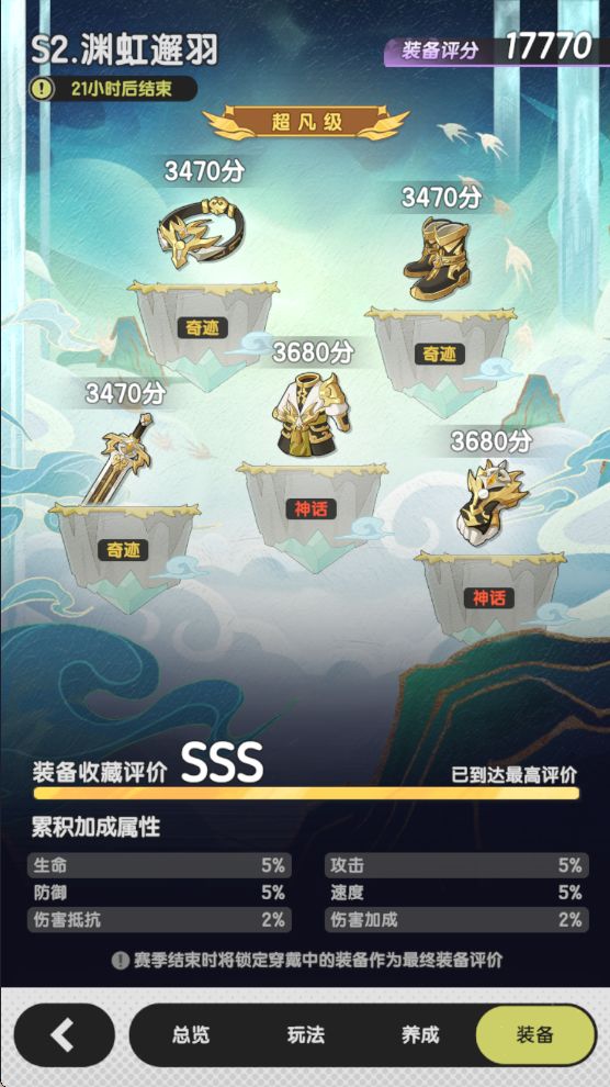 S2月卡斗士赛季结算记录 5