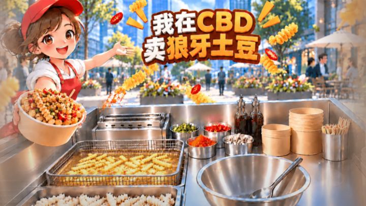 在CBD路段卖狼牙土豆❓真的不会被城管赶走么❗️截图