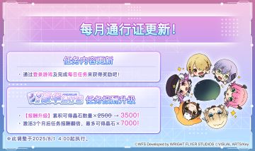 《炽焰天穹》每月通行证任务更新！