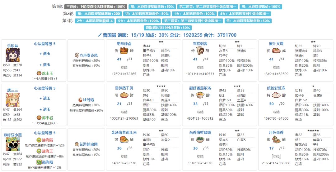 江山曹国舅-吕洞宾风云宴大小号一档 2