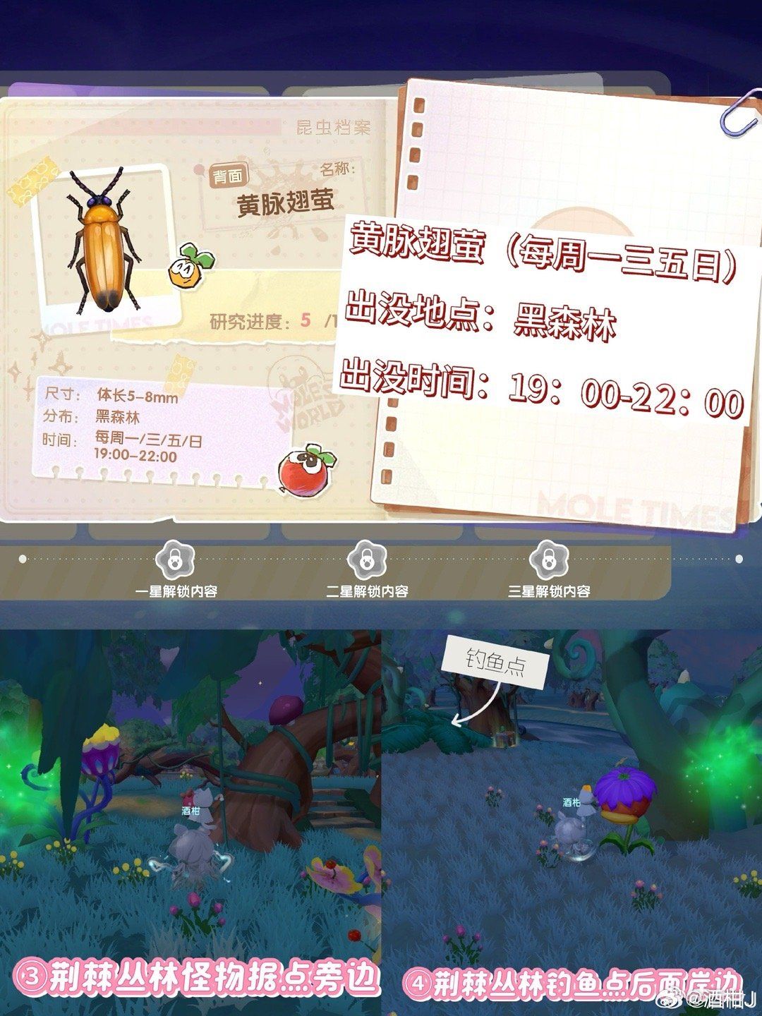🦋8种百宝箱昆虫位置(每周一三五日) 3
