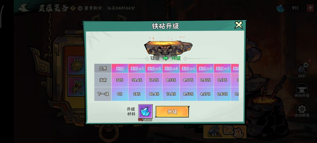这个赛季锤子比上个赛季少多了 1