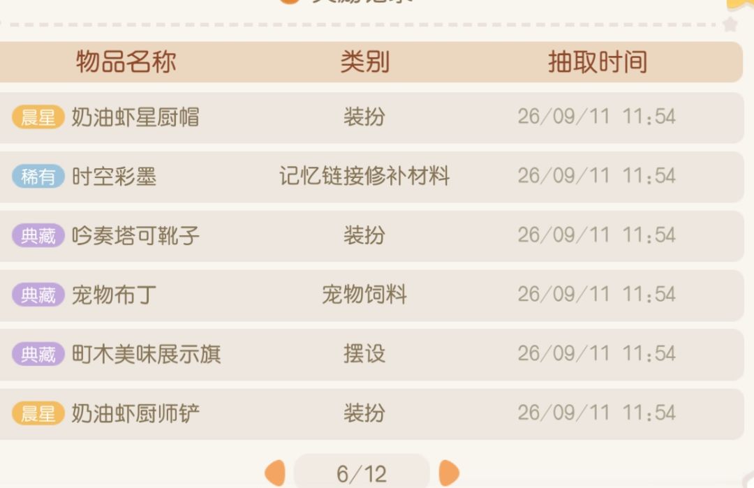 星厨宴转盘记录 4