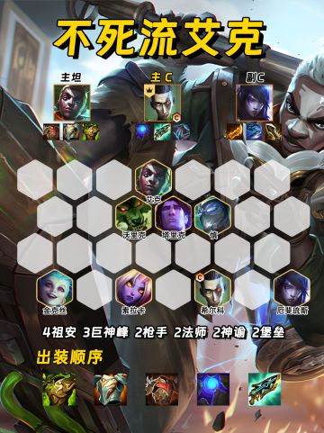 赛季末冲分就用超强的不死流艾克！