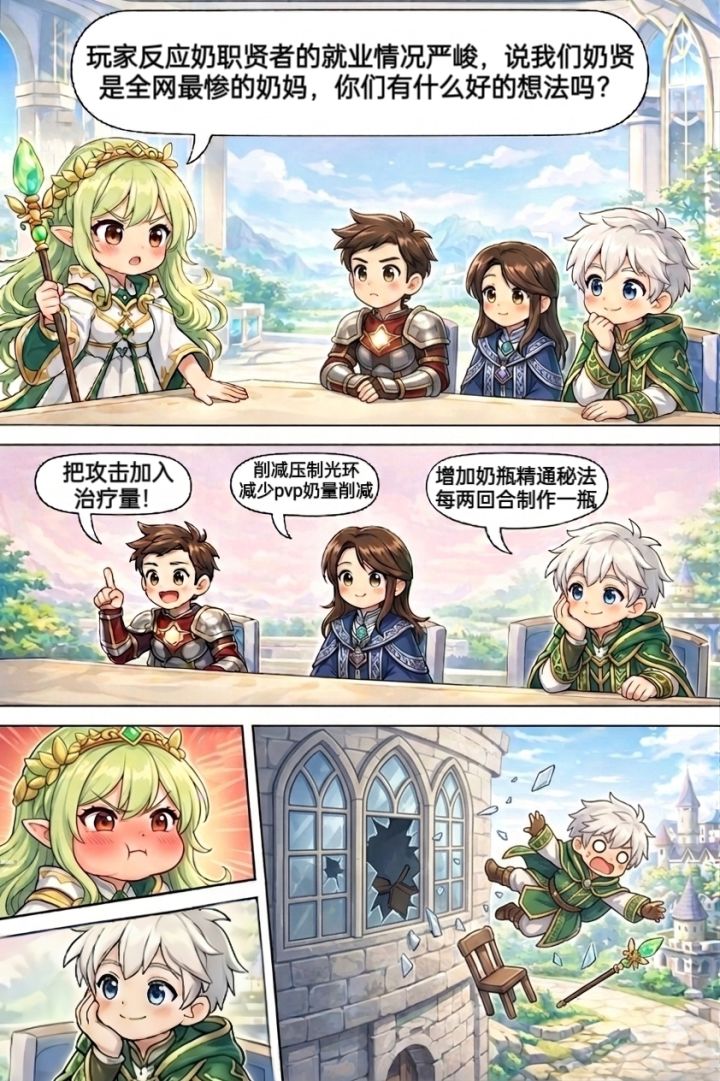 【AI漫画系列】奶瓶精通!!截图